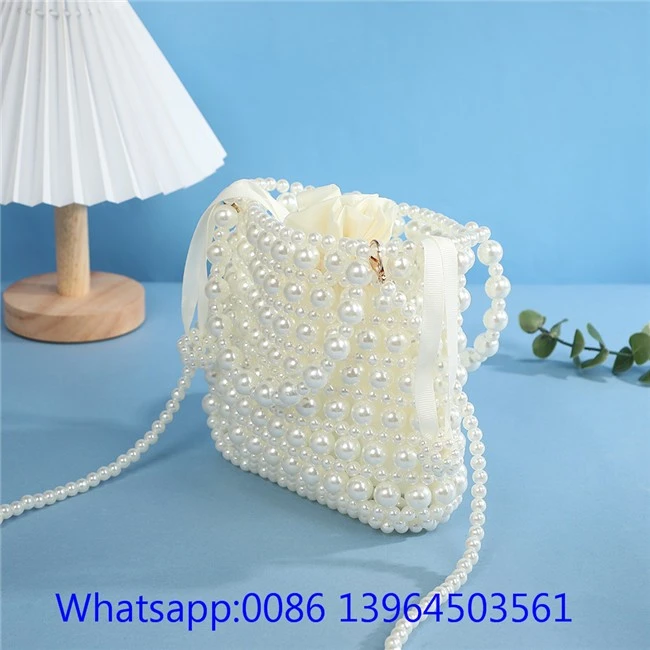 Crossboday Pearl Beaded Bag