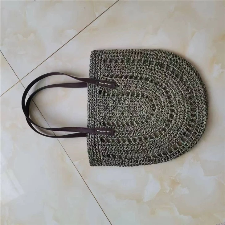 패션 빅 핸드워브 토트백