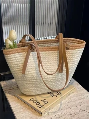 여름 여성 밀짚 가방